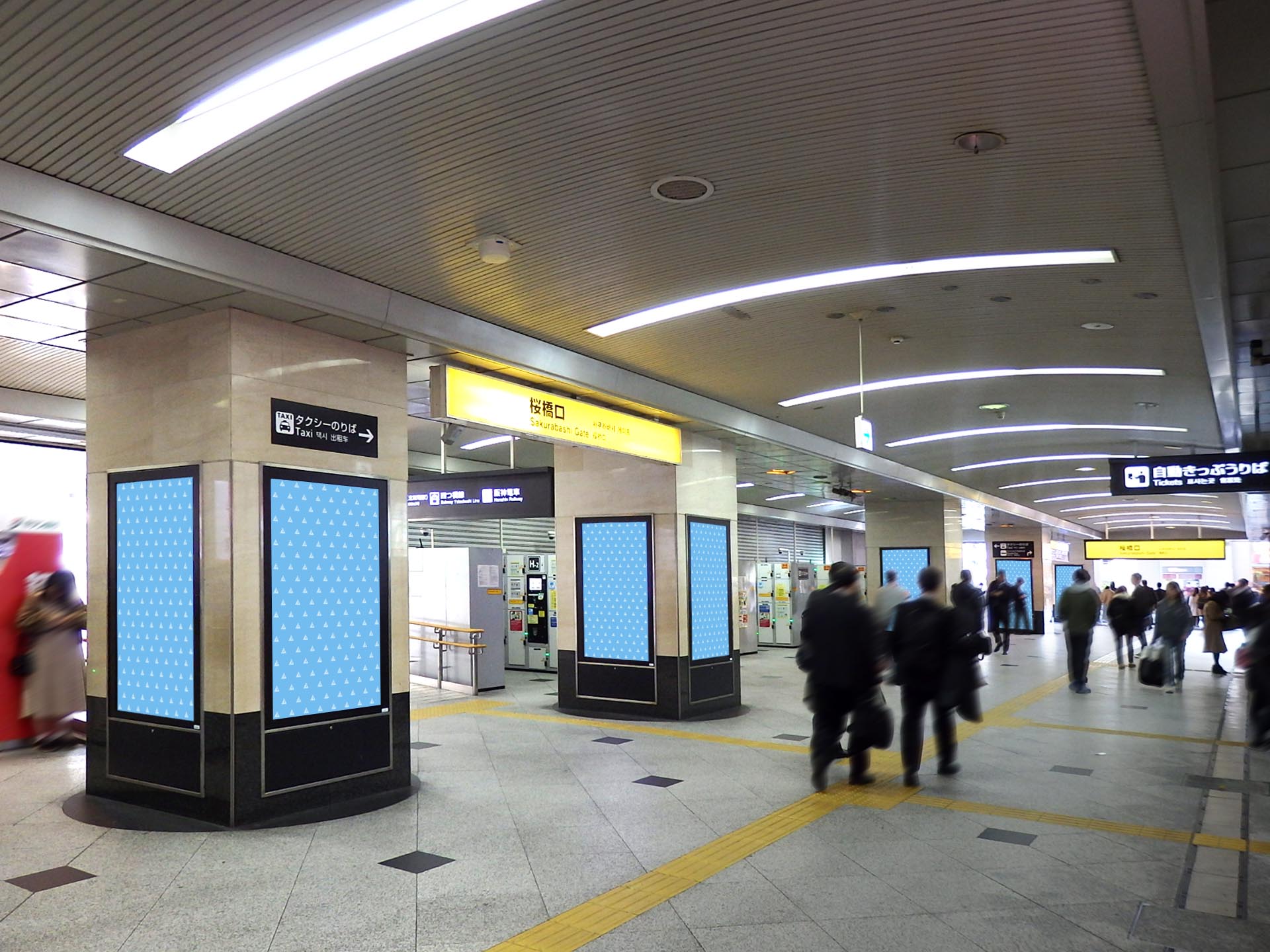 Jr 大阪駅桜橋口デジタルサイネージ広告商事 屋外広告 交通広告 地下街広告を中心とするoohメディアの広告代理店
