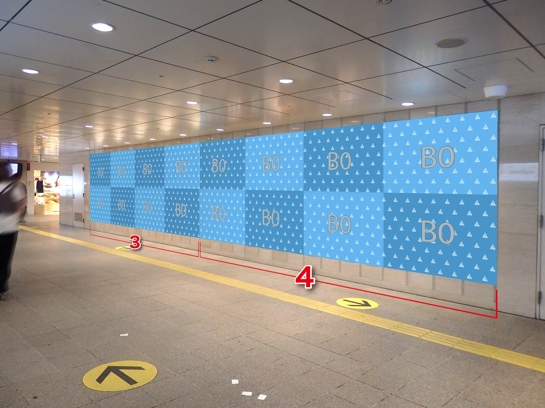 阪急 梅田クランクwall広告商事 屋外広告 交通広告 地下街広告を中心とするoohメディアの広告代理店