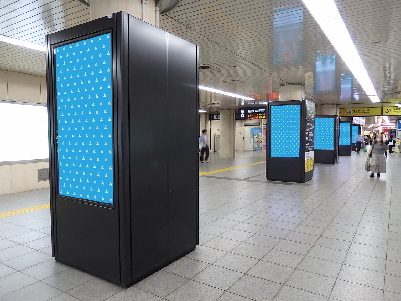 JR 京都駅地下東口デジタルサイネージ
