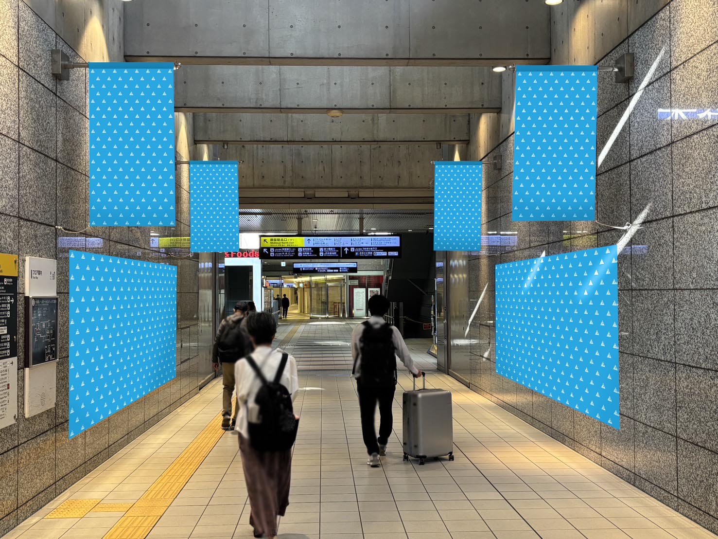 JR 大阪駅フラッグ＆シート