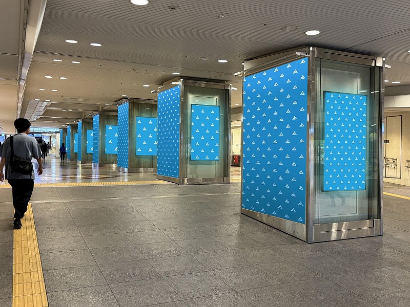JR 大阪駅中央地下通路デジタルシートセット（デジタルハーフジャック）
